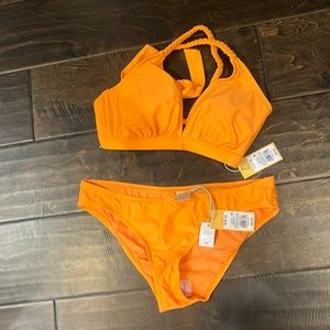 Target bikini top large bottoms medium